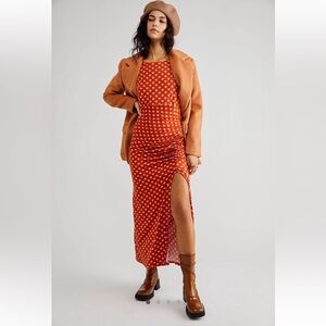 Free People - Lakeside Printed Midi-dress